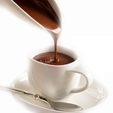 Жидкая смесь для горячего шоколада фото