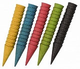 Вафельный рожок с ровным краем "Цветной конус 110 мм"  фото
